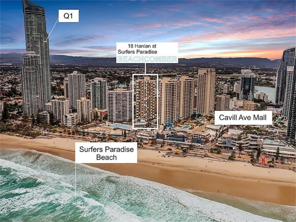 Beachside Apartment In The Heart Of Surfers Paradise - Free Parking Gold Coast Buitenkant foto